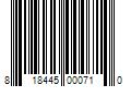 Barcode Image for UPC code 818445000710