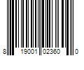 Barcode Image for UPC code 819001023600