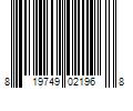 Barcode Image for UPC code 819749021968