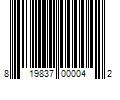 Barcode Image for UPC code 819837000042