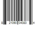 Barcode Image for UPC code 821090043834