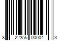 Barcode Image for UPC code 822355000043