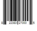 Barcode Image for UPC code 822383270005