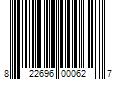 Barcode Image for UPC code 822696000627