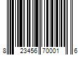 Barcode Image for UPC code 823456700016