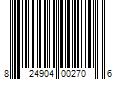 Barcode Image for UPC code 824904002706