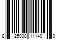 Barcode Image for UPC code 825008111400