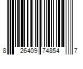 Barcode Image for UPC code 826409748547