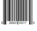 Barcode Image for UPC code 826920000179