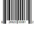 Barcode Image for UPC code 826920000612