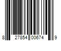 Barcode Image for UPC code 827854006749