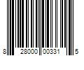 Barcode Image for UPC code 828000003315