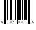 Barcode Image for UPC code 829610000275