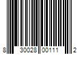 Barcode Image for UPC code 830028001112