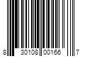 Barcode Image for UPC code 830108001667