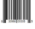 Barcode Image for UPC code 830998003055