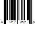 Barcode Image for UPC code 831121001818