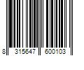 Barcode Image for UPC code 8315647600103