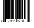 Barcode Image for UPC code 831614001561