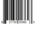 Barcode Image for UPC code 831730003623