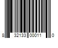 Barcode Image for UPC code 832133000110