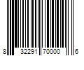 Barcode Image for UPC code 832291700006