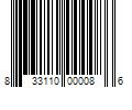 Barcode Image for UPC code 833110000086