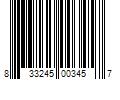 Barcode Image for UPC code 833245003457