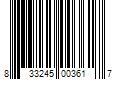 Barcode Image for UPC code 833245003617