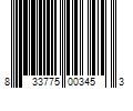 Barcode Image for UPC code 833775003453