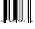 Barcode Image for UPC code 834098002314