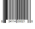 Barcode Image for UPC code 834114000218