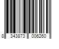 Barcode Image for UPC code 8343873006260