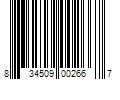 Barcode Image for UPC code 834509002667