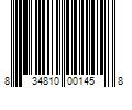 Barcode Image for UPC code 834810001458