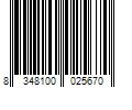 Barcode Image for UPC code 8348100025670