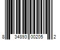 Barcode Image for UPC code 834893002052