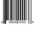 Barcode Image for UPC code 835829000036