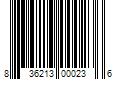 Barcode Image for UPC code 836213000236