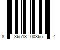 Barcode Image for UPC code 836513003654