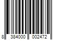 Barcode Image for UPC code 8384000002472