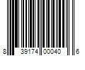 Barcode Image for UPC code 839174000406