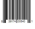 Barcode Image for UPC code 839174005401