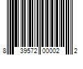 Barcode Image for UPC code 839572000022