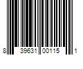 Barcode Image for UPC code 839631001151