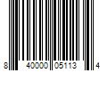 Barcode Image for UPC code 840000051134