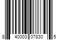 Barcode Image for UPC code 840003078305