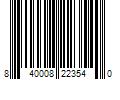 Barcode Image for UPC code 840008223540