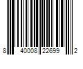 Barcode Image for UPC code 840008226992