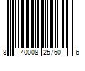 Barcode Image for UPC code 840008257606